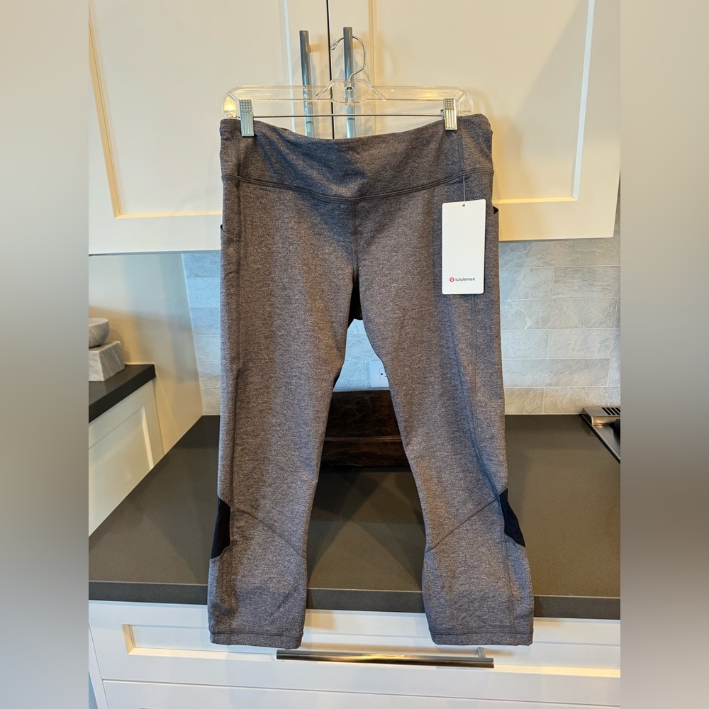 LULULEMON PACE RIVAL CROP LEGGINGS SIZE 12 NEW W TAGS